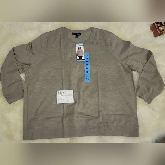 Womens Katherine Barclay Merino Wool Lghtweight Sweater size 3X - Picture 1 of 12